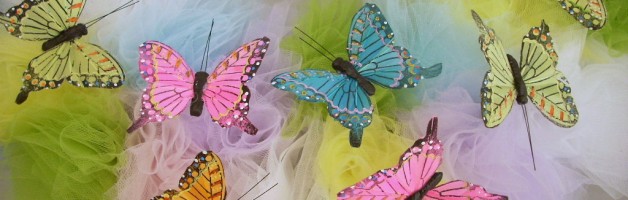 Tulle and Butterfly Wreath