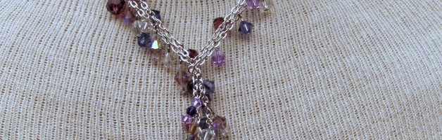 Dressy Necklace, Swarovski Crystals