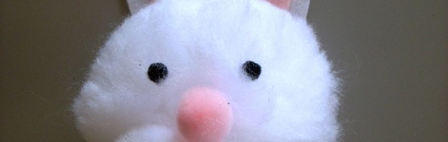 Kids Crafts - An Easter Bunny Bookmark