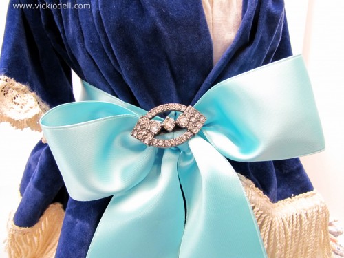 Aqua ribbon, Susan Lenart Kazmer Industrial Chic element