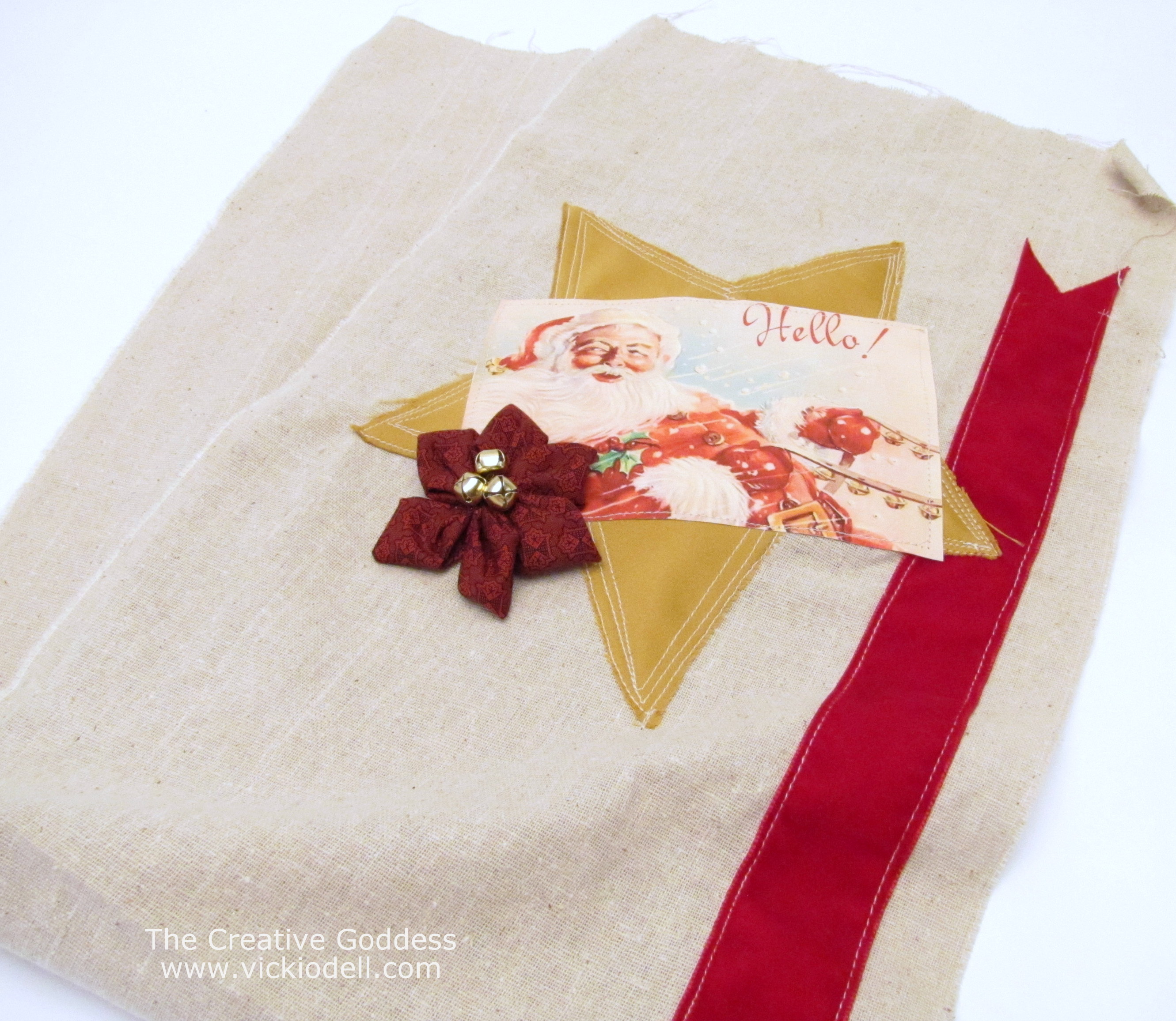 Christmas Crafts: Fabric Gift Bag