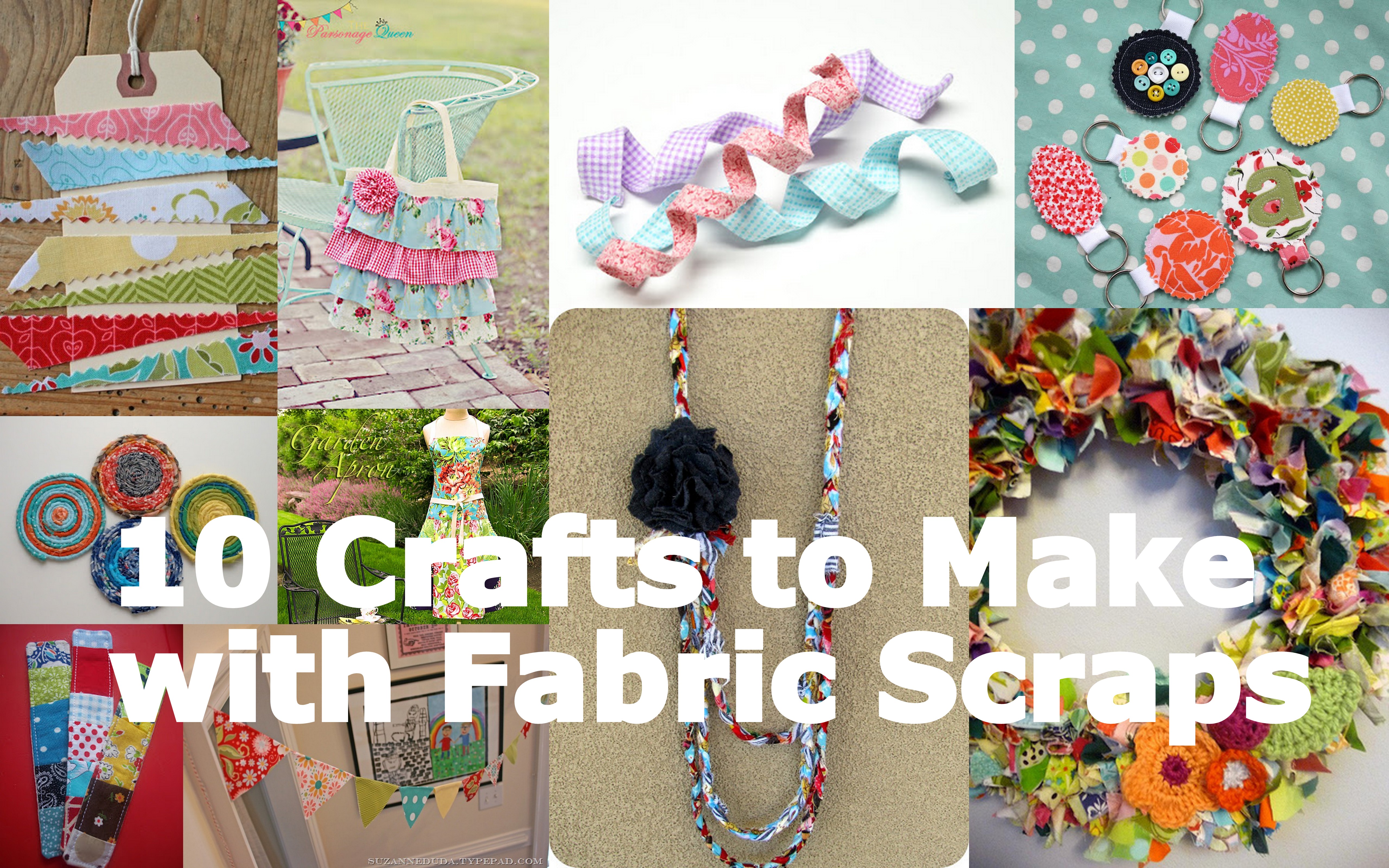Fabulous Friday - 10 Crafts to Make with Fabric Scraps • Vicki O'Dell