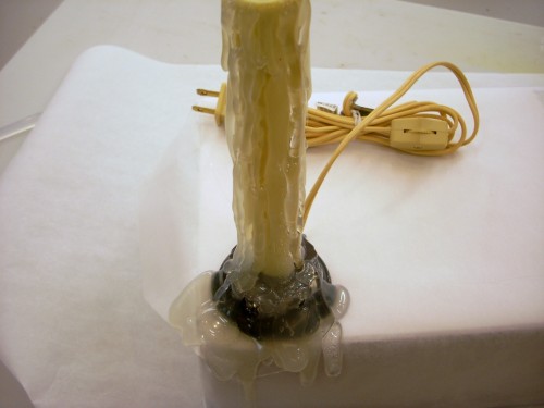 Halloween Crafts - Spooky Drippy Candle