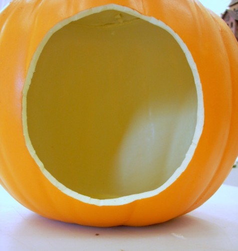 Halloween Crafts - Create a Scene Inside a Pumpkin