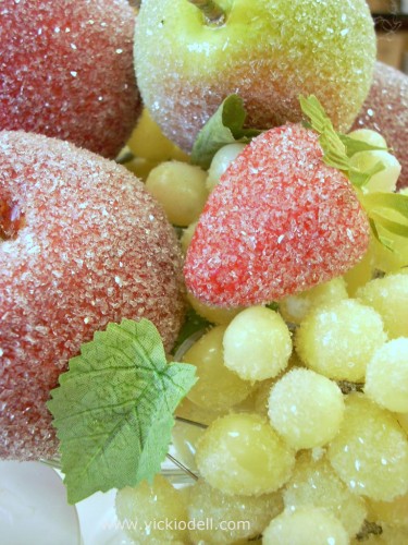 How to Make Faux Sugared Fruit