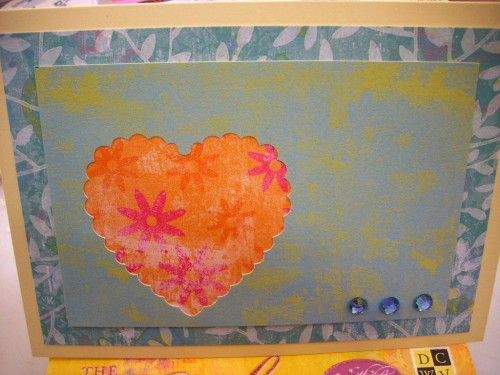 Valentine's Day Card Making - An Open Heart Layered Card