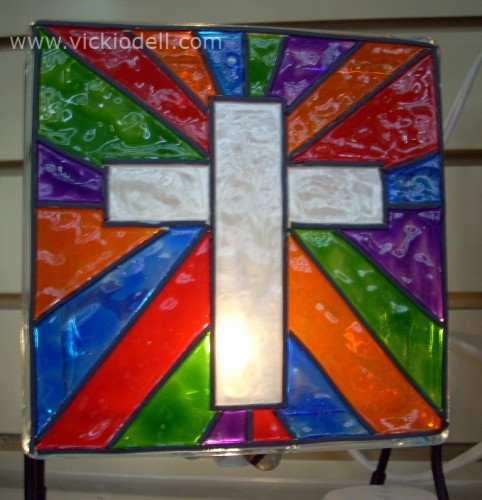 Krafty Blok - Glass Block Craft for Easter Featuring Gallery Glass from Plaid