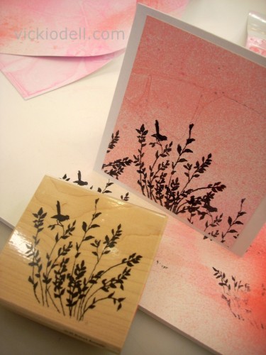 Paper Crafting: ReInker Background Paper