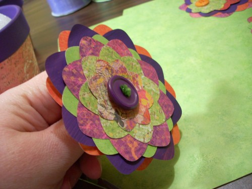 Mixed Media - BLOOM Paper Crafted Flowers