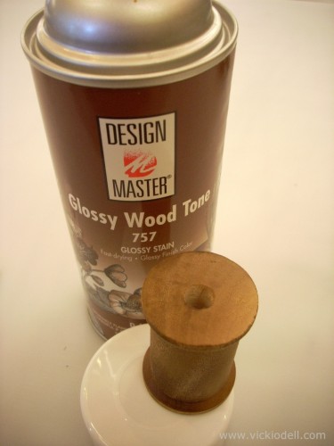 Design Master Spray Paint, wood spool
