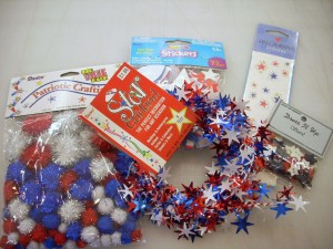 4th of July Craft- Red, White and Blue