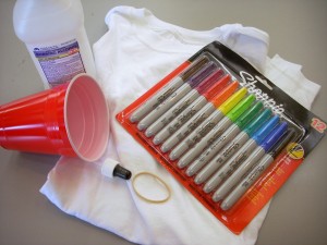 Projects for Kids - Sharpie Tie Dye 
