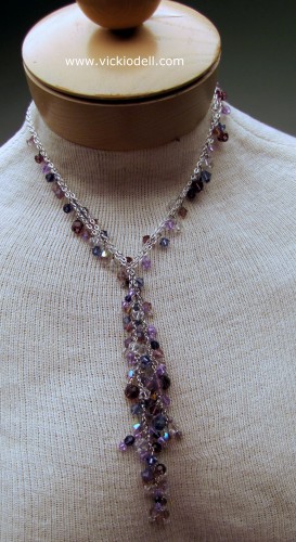 Dressy Necklace, Swarovski Crystals
