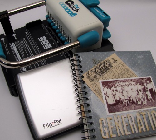 Flip Pal Mobile Scanner and a Generations Family Album