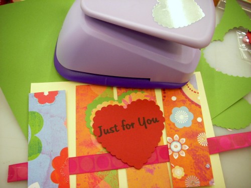 Valentine's Day Card Making - "Just for You" 