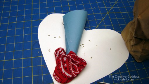 Valentine's Day - Bandanna Heart Sachets