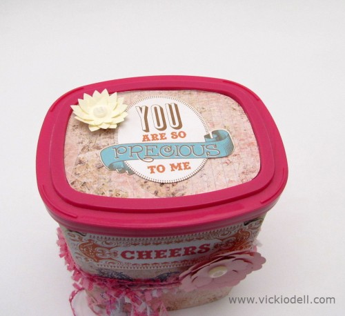 Upcycle a Viactiv Container for Gift Giving