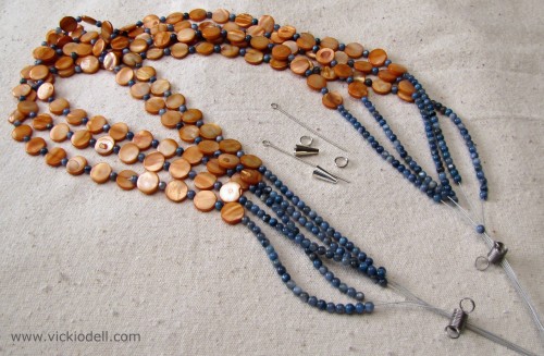 Sand and Surf Necklace and Earrings