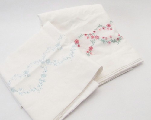 It's In the Details - Embroidered and Trimmed Pillowcases 