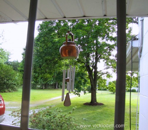 Thrifting Thursday: Recycled Tea Pot Wind Chime