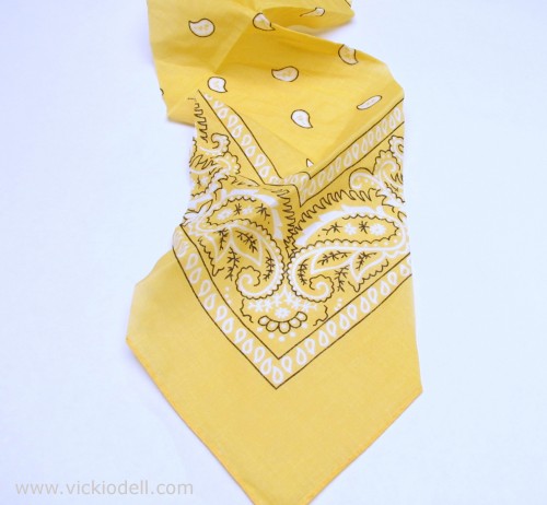 yellow bandana