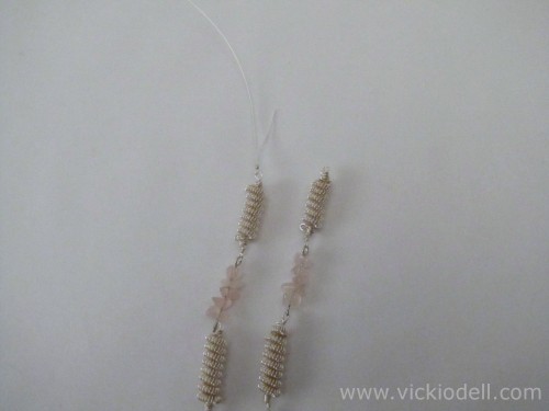 Make a Coiled Wire Bead and Rose Quartz Necklace