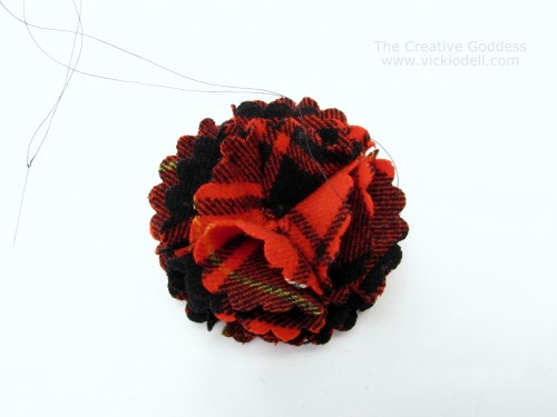 Make a New Brooch with Vintage Brooches and Recycled Wool