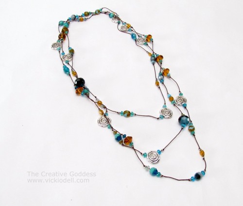 Bead and Knot Necklaces - Four Looks