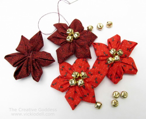 Kanzashi Flower Maker Poinsettias for Christmas Crafts