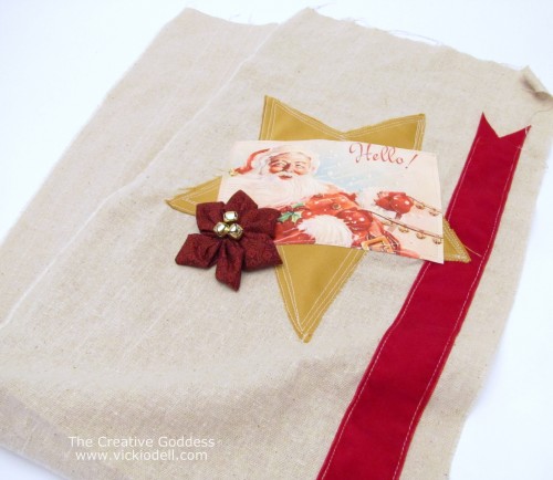 Christmas Crafts: Fabric Gift Bag, Cookie Cutter Bag