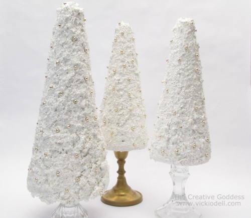 Candle Stick Tabletop Christmas Trees