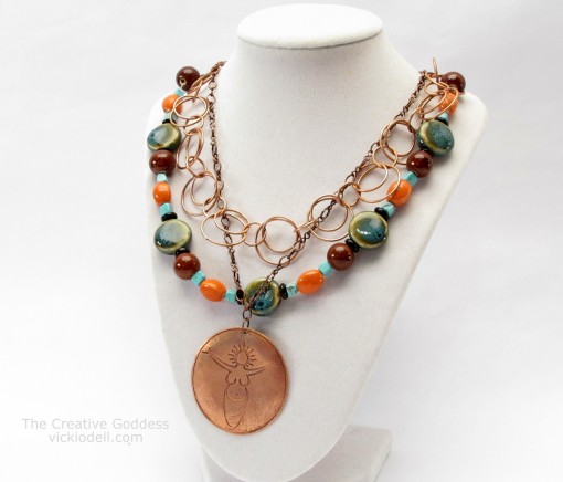 A New Necklace - Combining Chains and Strung Beads