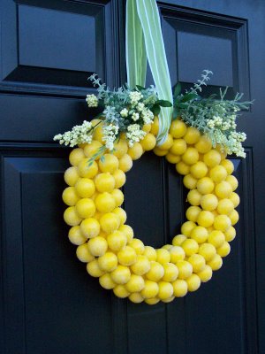 Spring Wreath: Lemonhead Edition