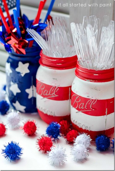 American Flag Inspired Crafts