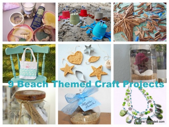 9 Beach Themed Craft Projects