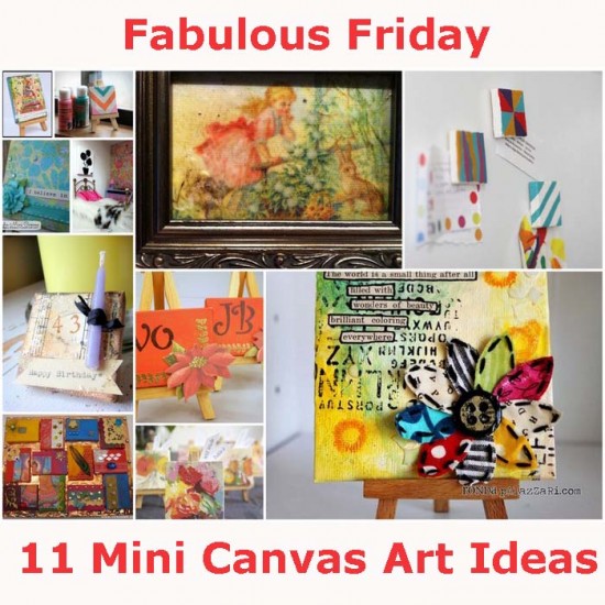 11 Mini Canvas Art Ideas