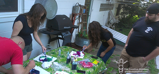 Summers End Family Tie Dye Party