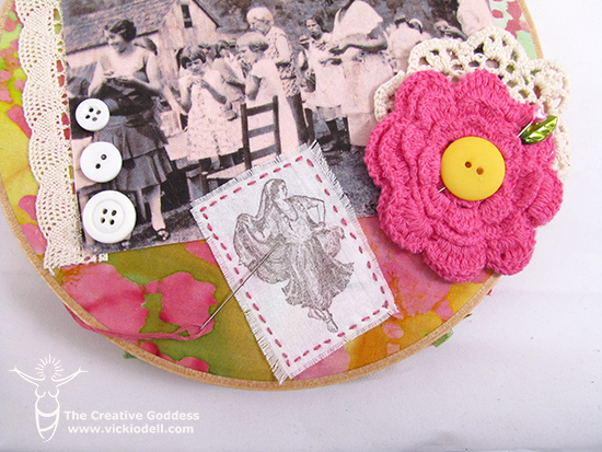 Mixed Media, Scrapbooking and Embroidery Hoops