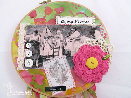 Mixed Media, Scrapbooking and Embroidery Hoops