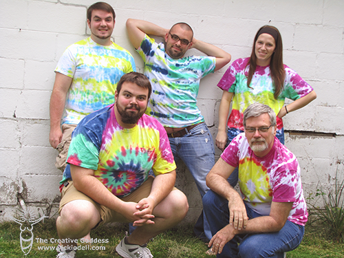 Summers End Family Tie Dye Party